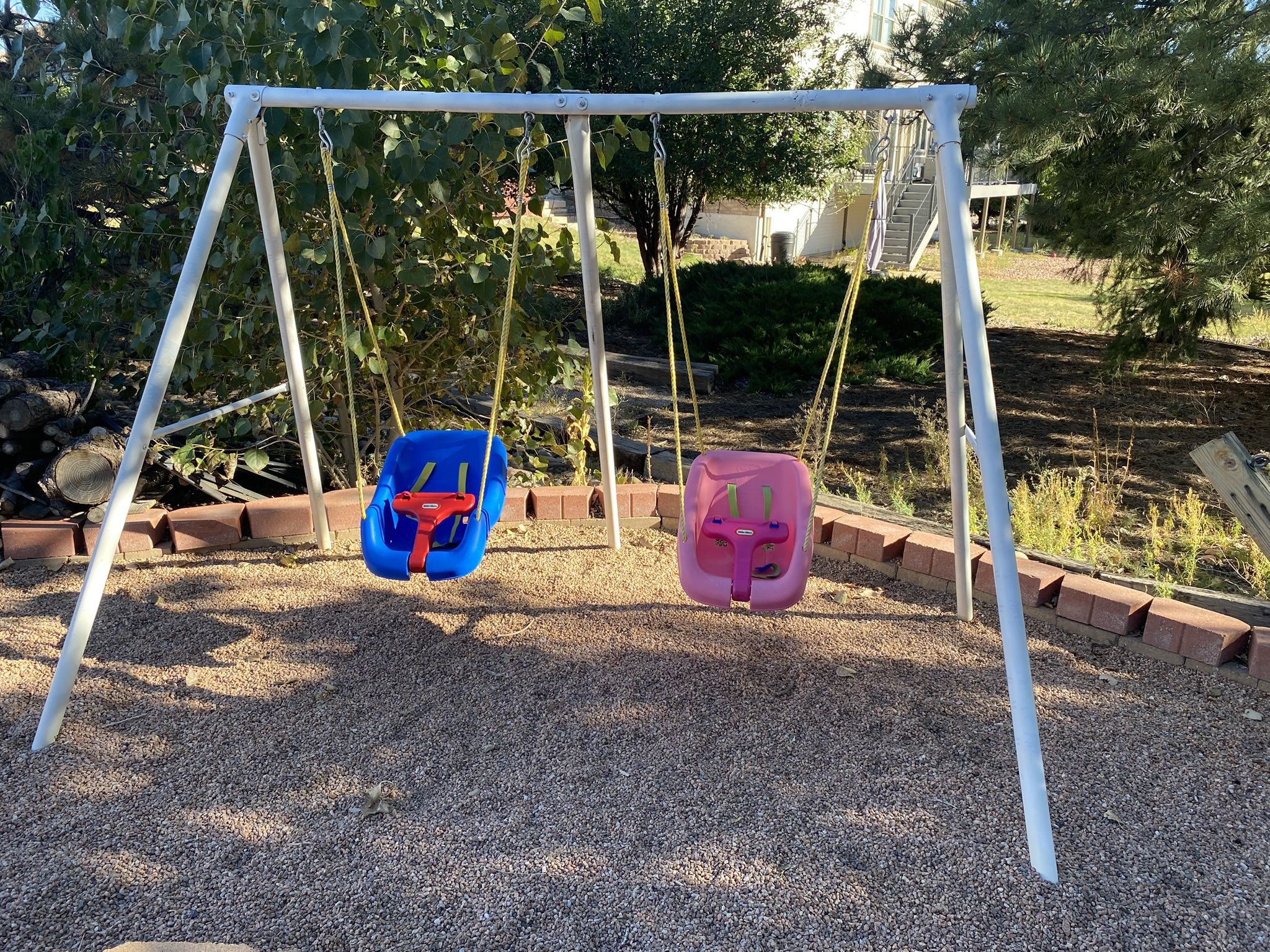 2 Little Tikes Swing Set Includes Swing Frame