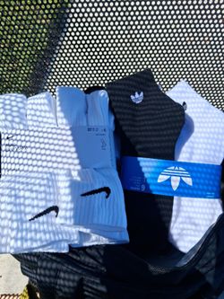 Nike and Adidas socks