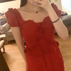 Red Top(2 Ways Wear It)