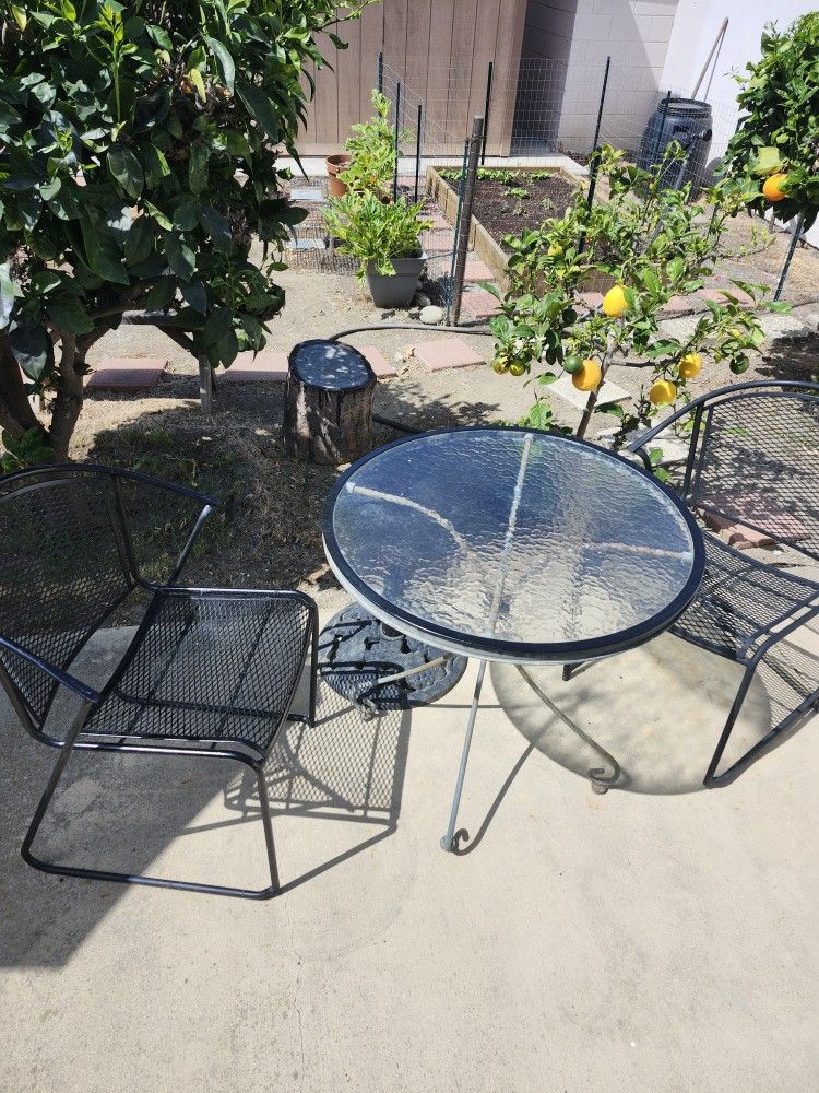 Metal Patio Set