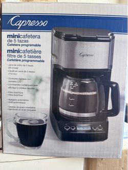 Capreso 5 Cup Mini drip Coffee pot