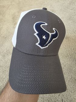 Houston Texans New Era 39THIRTY Flex Fit Hat M/L Gray White NFL Football Cap