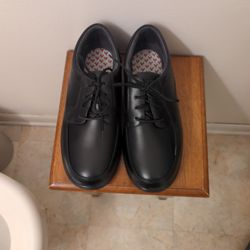 Men's Leather Lace Diabetic Shoes 