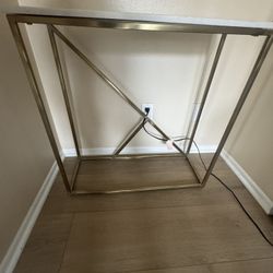 Marble And Gold End Table For Sale !!