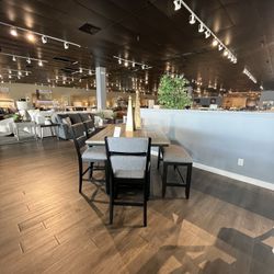 Black 6PC Counter Height Table Set