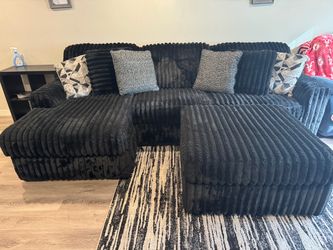 Black sectional