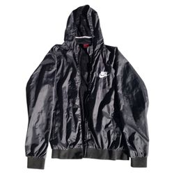 Nike Lightweight Black Zip Up Jacket, M - Missing Zipper