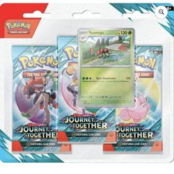 Pokemon TCG Journey Together 3 Pack Blister