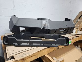 Go Rhino Heavy Duty Front Bumper with Winch Plate (Part # GOR-24128T)