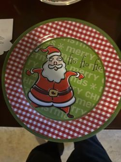 Christmas cookies plate 11 inch of 1