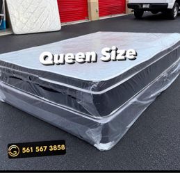 Queen Bed Set Pillow Top $209