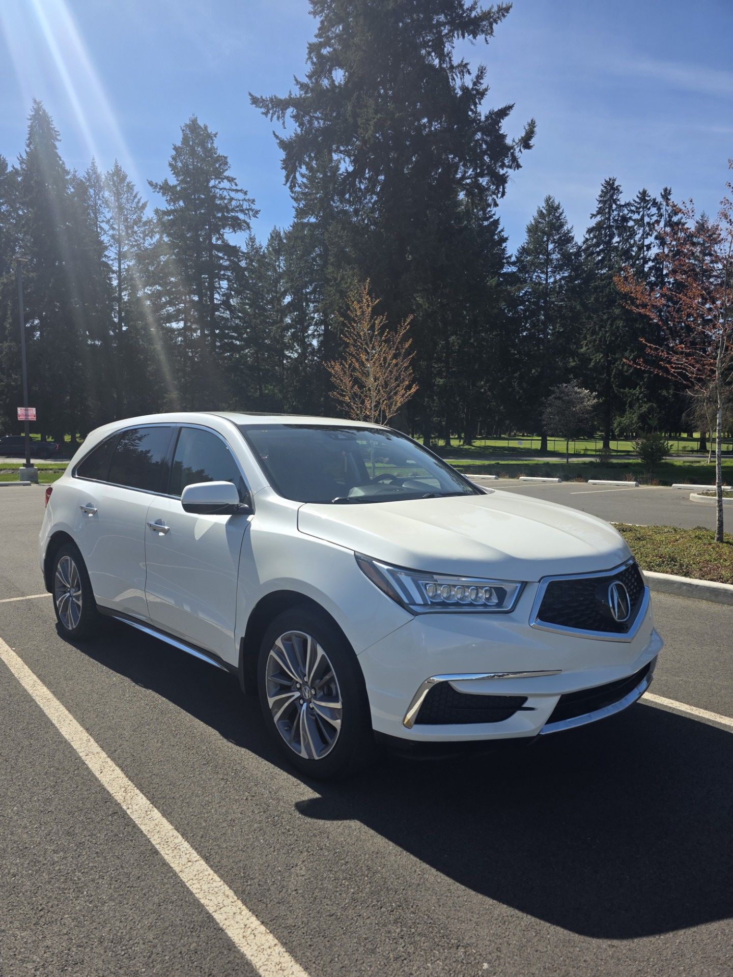 2018 Acura MDX White