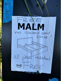 YOU FORGOT THE HEADBOARD