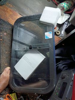 Brand new van window
