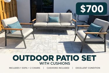 Patio furniture set