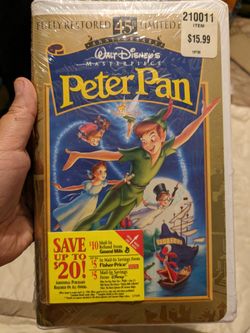  Peter Pan VHS Unopened 