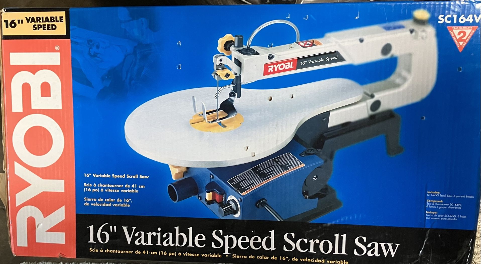 Ryobi 16” Variable Speed Scroll Saw