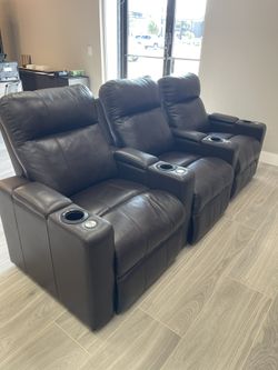 Theater Seating (row of 3) Motorized