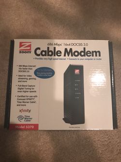 ZOOM 686 Mbps 16x4 DOCSIS 3.0 cable modem