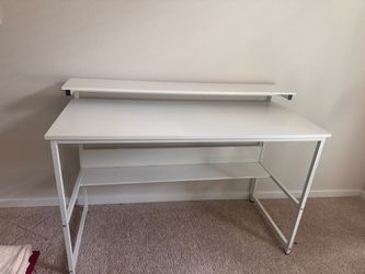 White desk