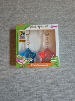 SDCC 2023 TSUNAMEEZ REN & STIMPY 2-PACK SET 500 PCS COMIC CON EXCLUSIVE