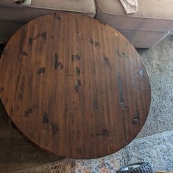 8 Ft Long Table,  Wine Rack With Shelves,  Round Coffee Table