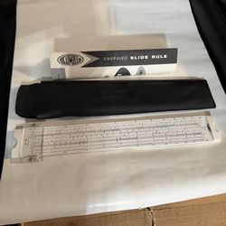Vintage Amat’s 400 Slide Rule With Case 