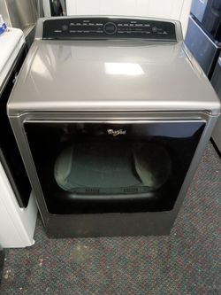 Whirlpool HE smart extra large capacity gas dryer