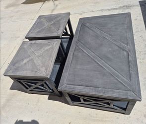 Danusa 3 pc black cocktail table
