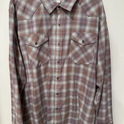 Wrangler Jeans Men Plaid Men Shirt Size 2XL