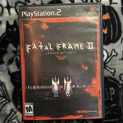 Fatal Frame 2 Playstation 2