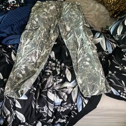 Camo cargo pants