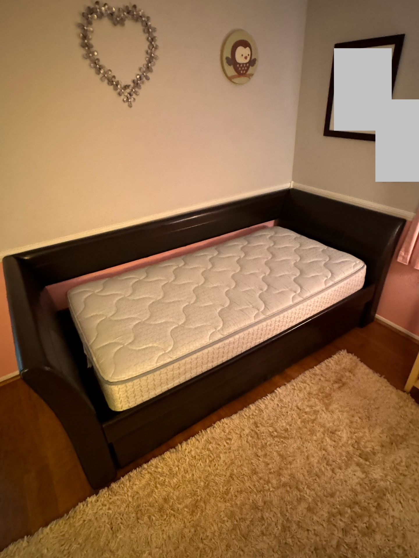 Trundle Bed - Twin Size With 1 Twin Mattress - From Costco