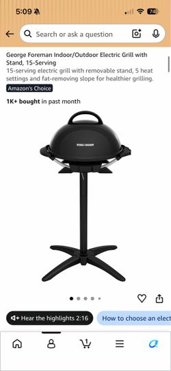George Forman electric grill