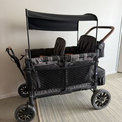 WonderFold W4 Luxe 4-Seater Stroller Wagon + Accessories (Paid $1,000+)
