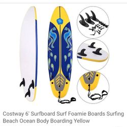 6' Surfboard Foamie Boards Surfing