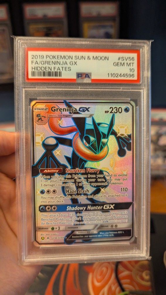 Pokemon Shiny Greninja Full Art PSA 10