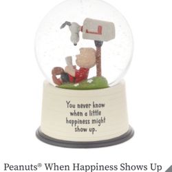Peanuts , Charlie Brown Snowglobe 
