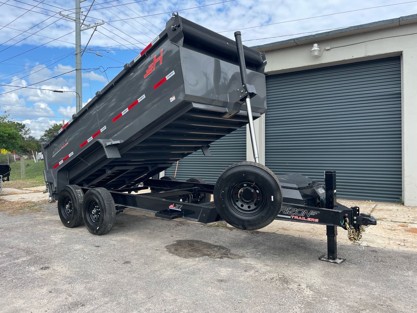 Dump Trailer 14,000lb 7x14x4