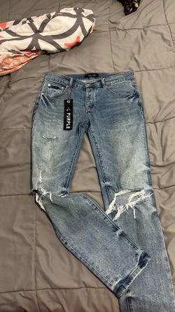 Purple jeans