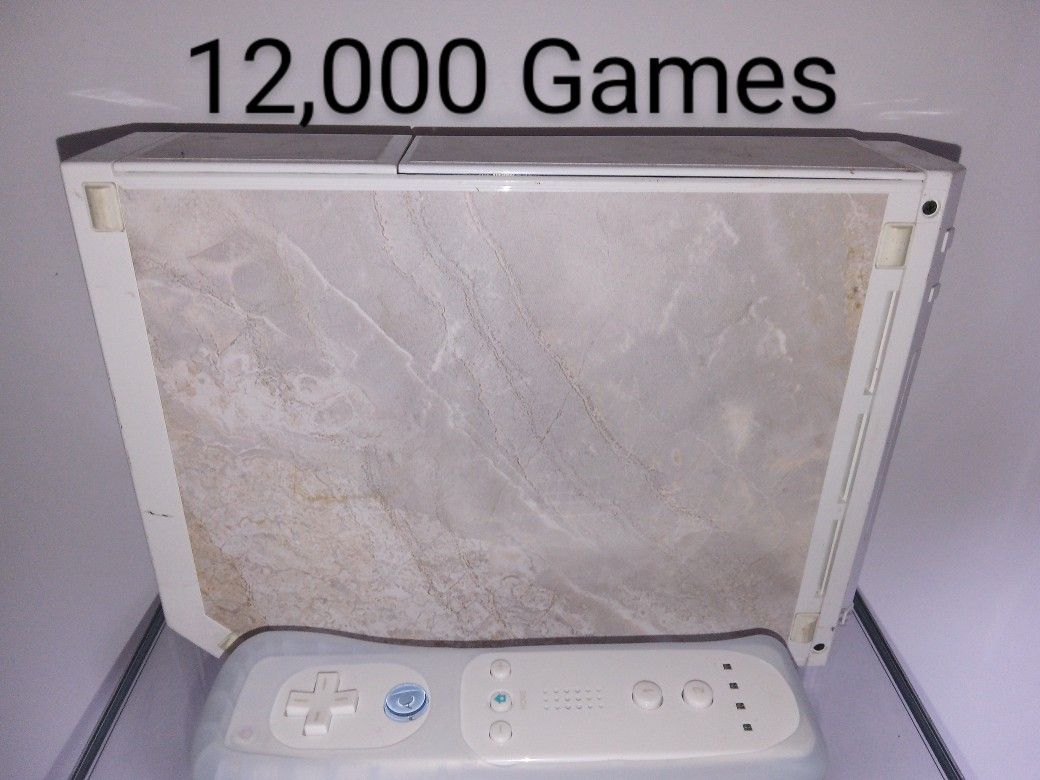 Nintendo Wii With 12,000 Games