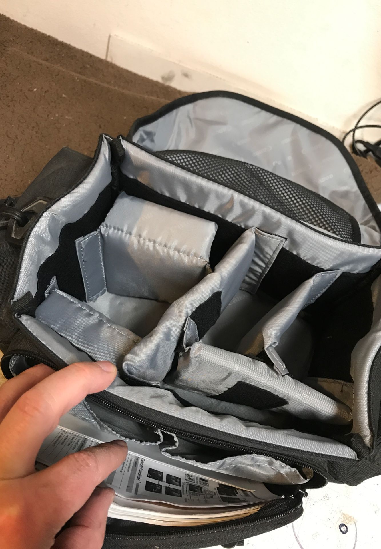 Canon camera bag never used just a little dusty on the outside