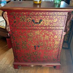 One drawer cupboard with open compartment