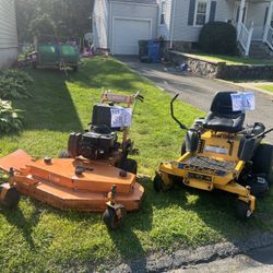 42” Cub Cudet Zero Turn &  48” Scag Walk Behind 