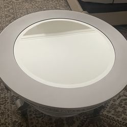 Elegant Glass Top Coffee Table