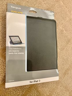 Targus iPad 2 Vuscape Folio Flip Stand Cover Case - Charcoal Gray