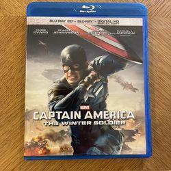 Captain America: The Winter Soldier 3D Blu-ray + Blu-ray Scarlett Johansson