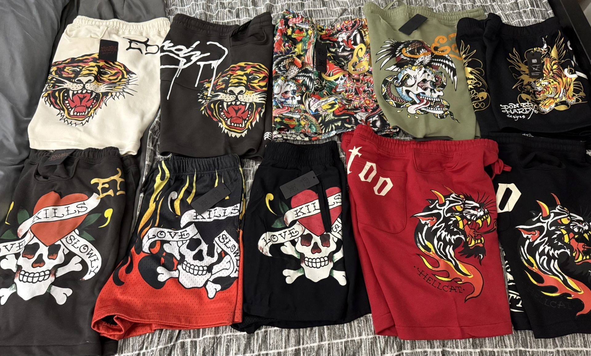 New Mens Ed Hardy Shorts