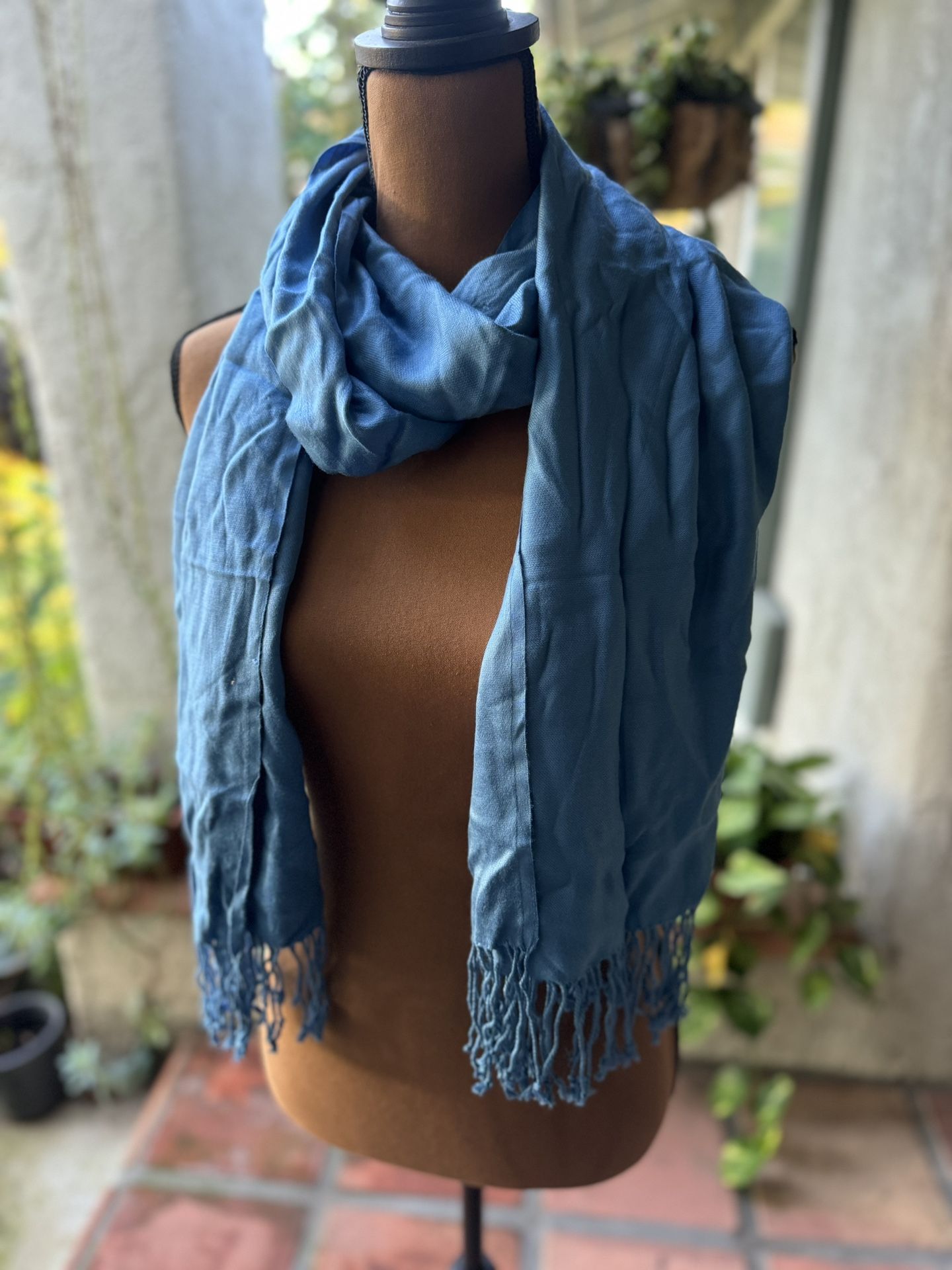 Jones New York Blue Scarf