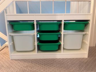 IKEA TROFAST Kids Storage Unit with Bins